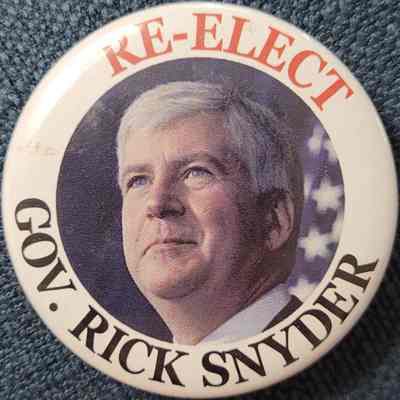 Rick Snyder Reelection Button