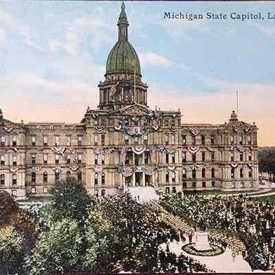 Michigan State Capitol, Lansing, Mich. Postcard