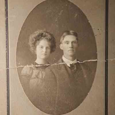 Portrait of a Couple Card Photo by Imes