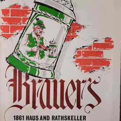 Brauer's 1861 House Menu