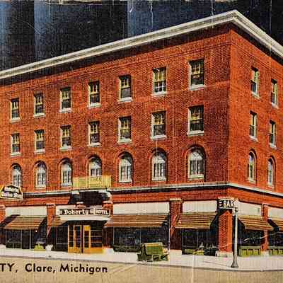 The Doherty, Clare, Michigan, Postcard