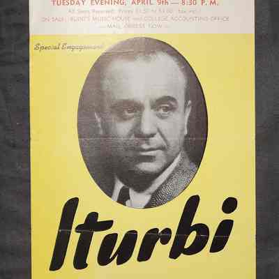 Iturbi MSC Concert Flier