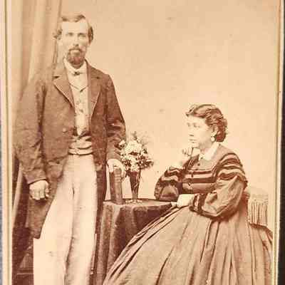 Portrait of a Couple CDV by Hall