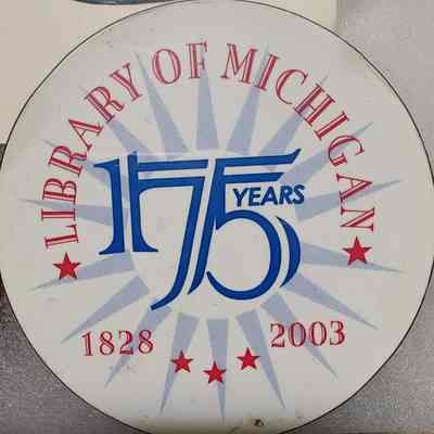 Library of Michigan 175 Years Magnet