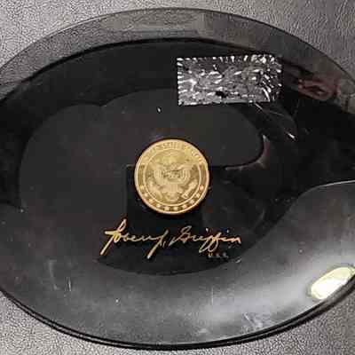 Robert Griffin U.S. Senate Glass Tray