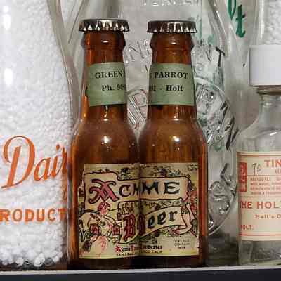 Green Parrot Advertising Bottle Shakers