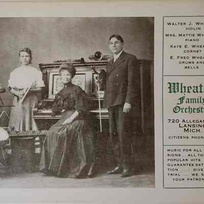 Wheaton Family Orchestra Postcard