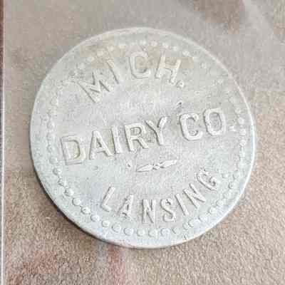 Mich. Dairy Co. 1 Quart Trade Token