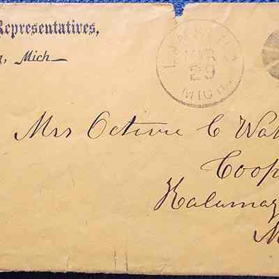House of Representatives Postal Cover