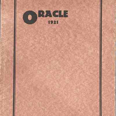 Oracle 1921 Yearbook