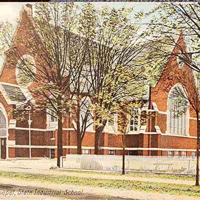 Chapel, State Industrial School, Lansing, Mich., Postcard