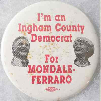 Ingham County Democrat for Mondale-Ferraro