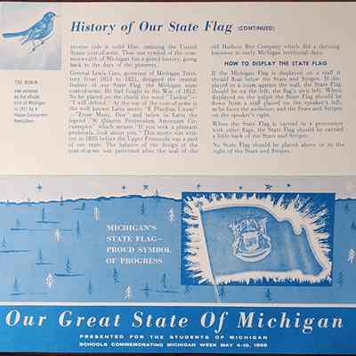 Our Great Flag of Michigan Pamphlet