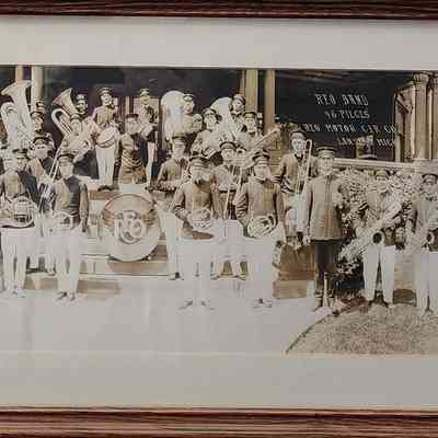 REO Band, 46 Pieces, REO Motor Car Co., Lansing, Mich., Panorama