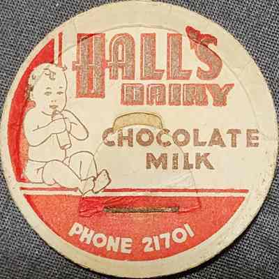 Hall's Dairy, Mason, Cap