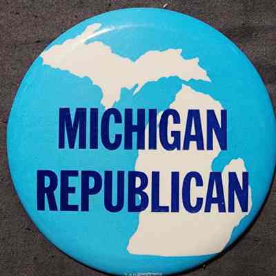 Michigan Republican Button