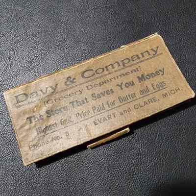 Davy & Company Grocery Advertising Notebook