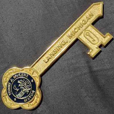 Lansing Mayor McKane Key to the City
