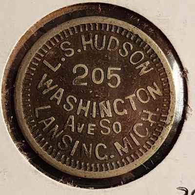 L.S. Hudson 10-Cent Token