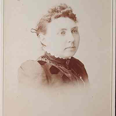Portrait of a Woman Cabinet Card by Cassey & Riley