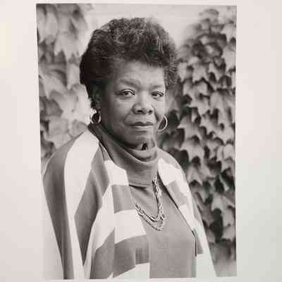 Maya Angelou Portrait Photograph by Turney