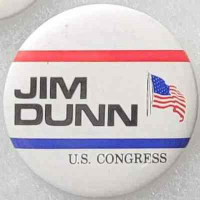 Jim Dunn U.S. Congress Button