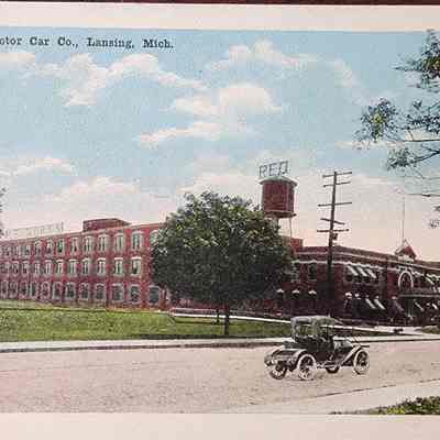 Reo Motor Car Co., Lansing, Mich. Postcard