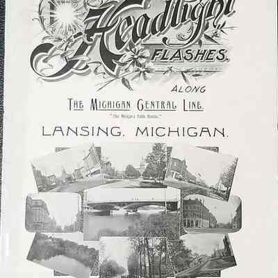Headlight Flashes Along the Michigan Central Line: Lansing, Michigan