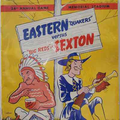 Eastern vs Sexton 1951 Football Program