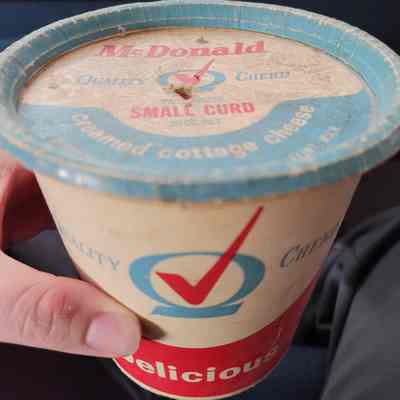McDonald Cottage Cheese Container