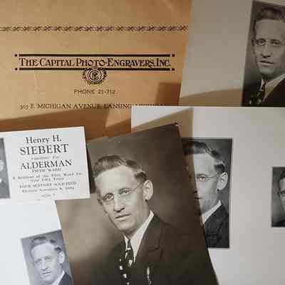 Henry H. Siebert Portraits and Campaign Card