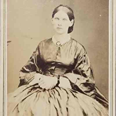 Portrait of a Woman CDV by Cheney