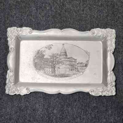 Michigan's Capitol Building, Lansing, Mich. Tray