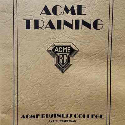 Acme Business College Training Booklet