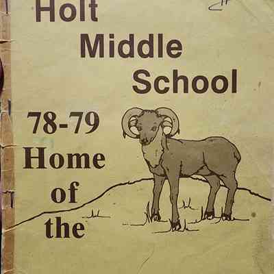 Holt Middle School Yearbook, 1978-79