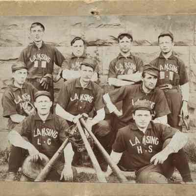Lansing Baseball Team Card Photo