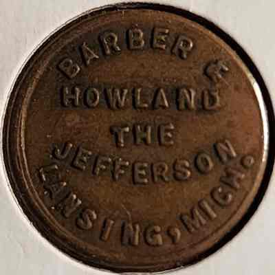 Barber & Howland The Jefferson 5-Cent Token