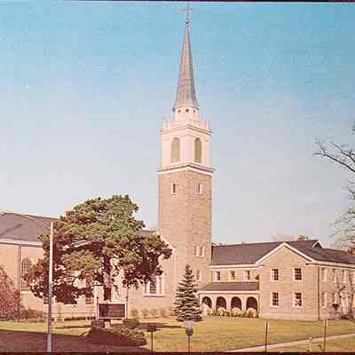 First Presbyterian Church, Lansing, Mich. Postcard