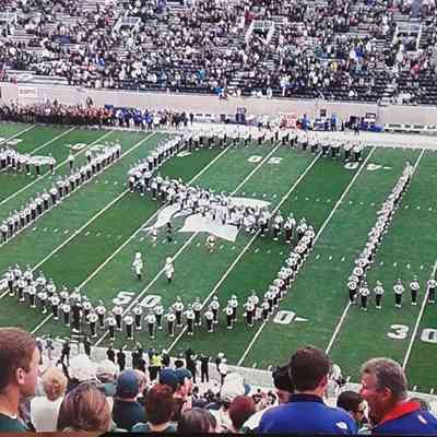 Michigan State Spartan Marching Band Postcard