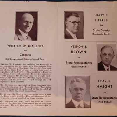 Ingham County Political Coattail Flier