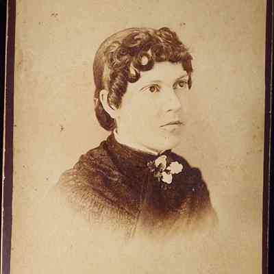 Portrait of a Woman Cabinet Card by Cassey & Whitney