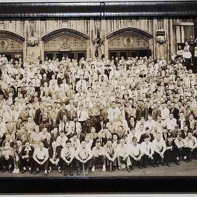 Sixth Annual Convention Mich. C.I.O. Council, Masonic Temple, June 28-July 1, 1943, Detroit, Mich., Panorama by Koss