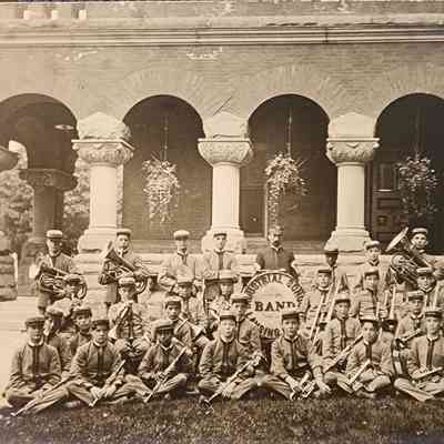 Industrial School Band, Lansing, Mich., RPPC