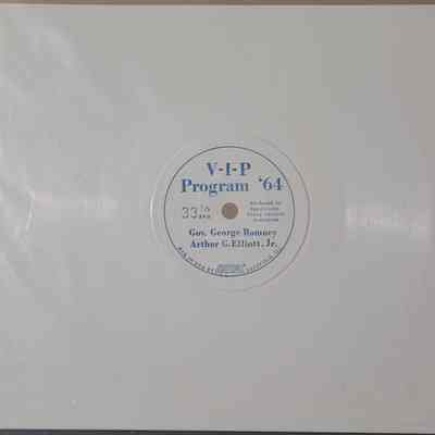 Romney VIP Program '64 Record
