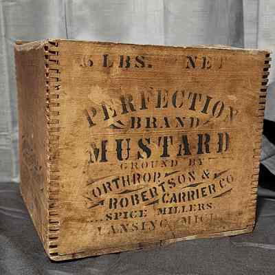 Northrup, Robertson & Carrier Co., Lansing, Crate