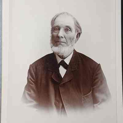 Portrait of a Man Cabinet Card by VanSlyke