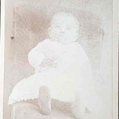 Portrait of a Baby CDV by Heath