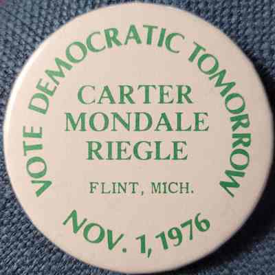 Don Riegle Coattail Button