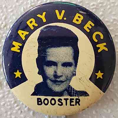 Mary V. Beck Booster Button