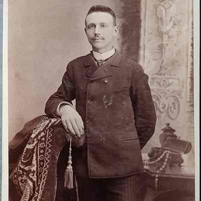 Portrait of a Man Cabinet Card by Metropolitan Art Gallery